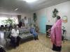 На молебне в доме пристарелых в Выдропужске.