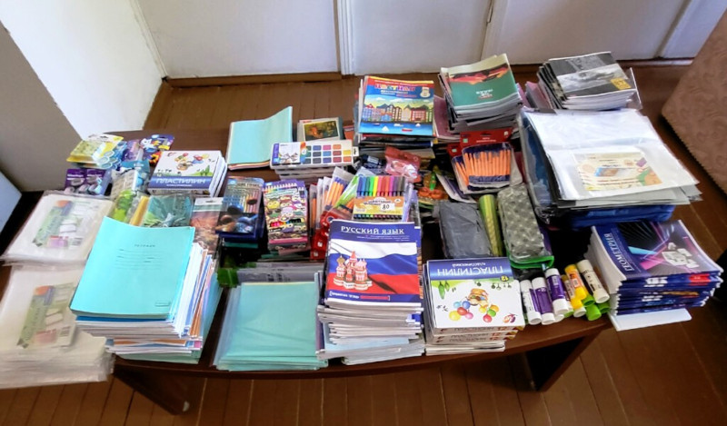 В Троицкой церкви г. Весьегонск завершилась благотворительная акция «Собери ребенка в школу»